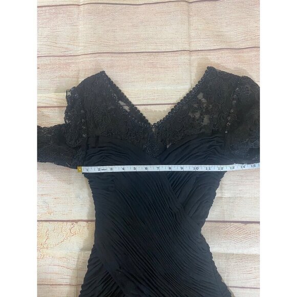 Vintage Jayna New York Black Long Sleeve Dress - XS - Picture 9 of 14